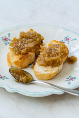 Artichoke Jam, Marmalade with Fried Bread and Jerusalem.