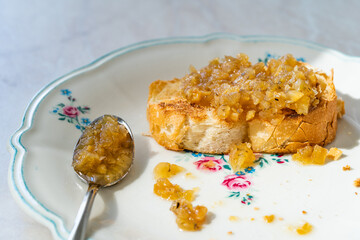 Artichoke Jam, Marmalade with Fried Bread and Jerusalem.