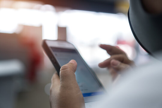 E-learning education online learning concept, Teacher using computer training coding application smartphone with laptop for Developing program teaching learn during quarantine coronavirus outbreak