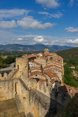 Fototapeta na wymiar hermoso municipio medieval de Frías en la provincia de Burgos, España
