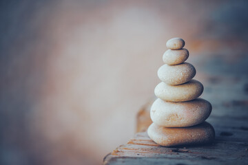 Obraz premium Stones Balance Background