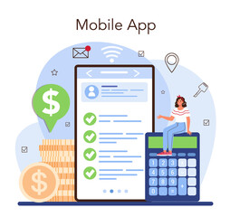 Real estate industry online service or platform. Realtor assistance