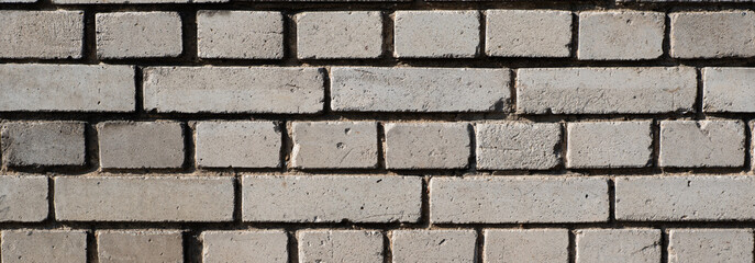 Brick wall texture background may used as background. Panoramic background