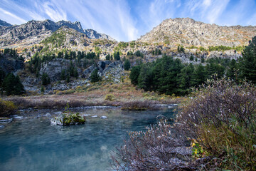 lake in the mountains