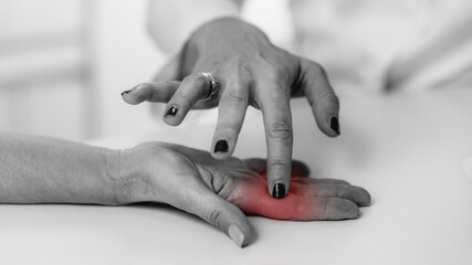 Senior Patient Having Carpal Tunnel Syndrome Test