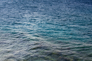 Obraz premium background of clear water of the beautiful red sea in Hurghada, Egypt
