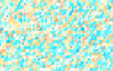 Light Blue, Yellow vector texture in rectangular style.
