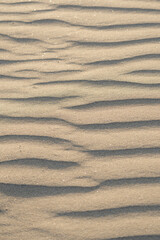 Mesmerizing Sand Structures at the Beach - obrazy, fototapety, plakaty