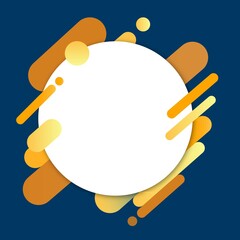 幾何学模様のフレーム・背景素材