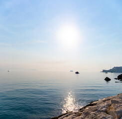 Fototapeta premium Morning walk in old part of Gaeta, ancient Italian city in province Latina