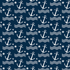  Nautical or marine seamless patterns background, Nautical Pattern Vector Art,icon & Graphics