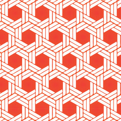 Geometric Hexagon seamless pattern vector background
