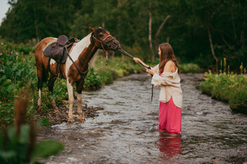 girl with horse