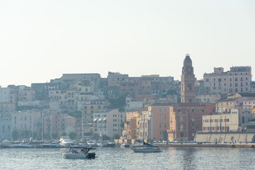 Fototapeta premium Morning walk in old part of Gaeta, ancient Italian city in province Latina