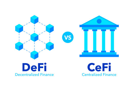 Decentralized Finance Vector Concept Illustration