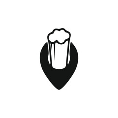 Location beer logo design