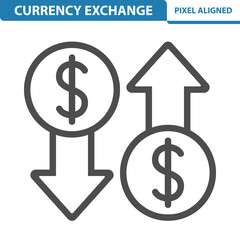 Obraz premium Currency Exchange, Conversion Icon