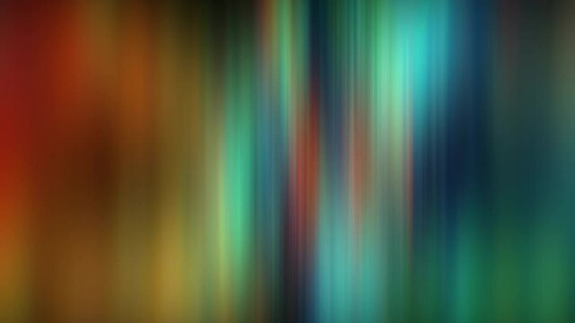 Animation loop multi colored vertical lines wave animation. Abstract CG Animation twisted gradient light trails motion. 4K Futuristic geometric stripes patterns fast and glowing light lines.
