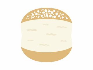 マリトッツォのイラスト