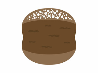 マリトッツォのイラスト