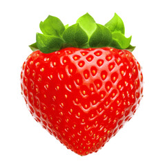 Red berry strawberry isolated