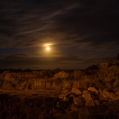 Moon rise over the Cape