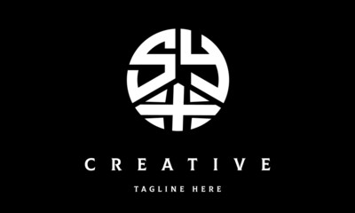 SYX circle three letter logo