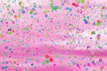 abstract pink background with random confetti. party concept