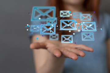 Sending email from a mobile .