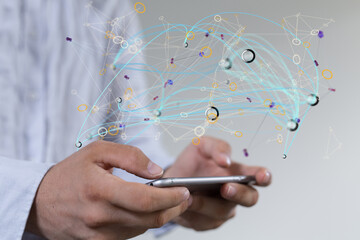 Abstract technology group and data