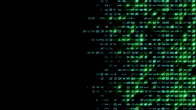 Abstract binary code background. big data concept.