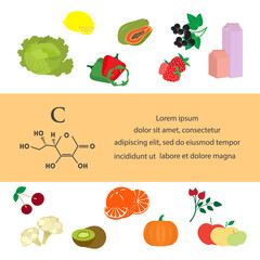 Healthy Food Proper Nutrition Vitamin C Organic