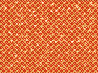 鹿の子絞りの背景イラスト
