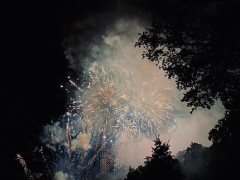 fireworks in the sky
