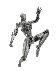 mega drone soldier robot in action