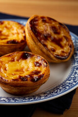 Doce tradicional Português	: Pasteis de Nata