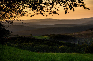 Lanschaft Sonnenuntergang