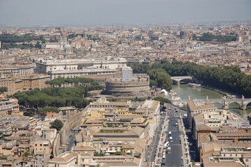 sant angelo rom italy aeria