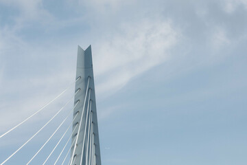 Obraz na płótnie Canvas bridge over blue sky