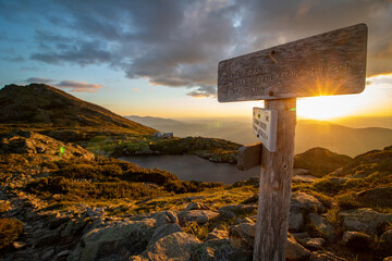 Sunset in the White Mountains of New Hampshire © Philip