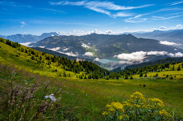 Obraz premium Zell am See Blick von der Schmittenhöhe