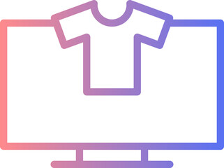 Obraz premium online shopping icon