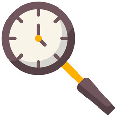 magnifying glass flat icon