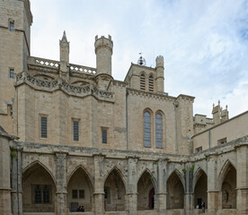 Fototapeta na wymiar cathédrale St Nazaire Bézier 