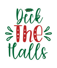 Obraz premium Christmas SVG Bundle, Winter svg, Santa SVG, Holiday, Merry Christmas, Christmas Bundle, Funny Christmas Shirt, Cut File Cricut.