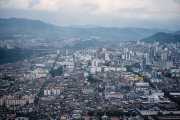 Fototapeta na wymiar aerial view of the city of Pereira, Risaralda