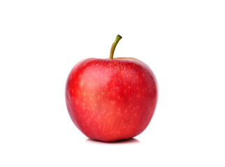 Red apple isolated on the white background