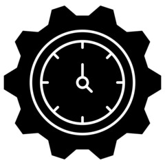 clock solid icon