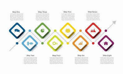 Infographic design template with place for your data. Vector illustration.
