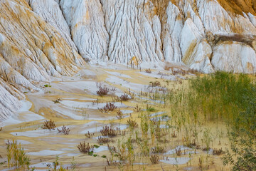 kaolin open pit mine, Vetovo village area, Bulgaria